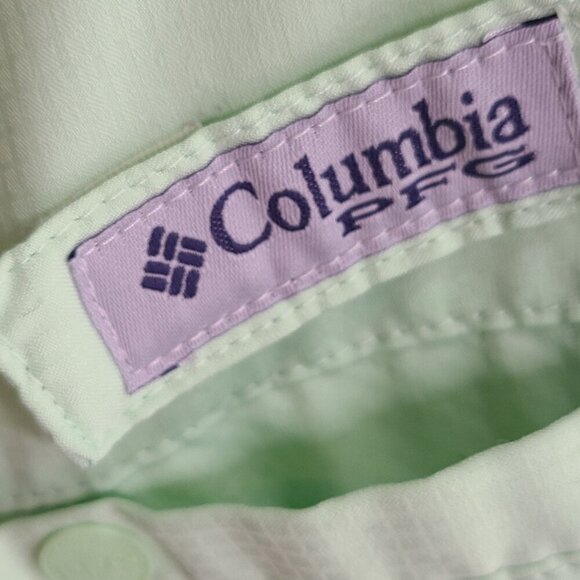 *16. Columbia Sportswear Bait Caster Long Sleeve Shirt Size XL Size Green - Picture 7 of 8